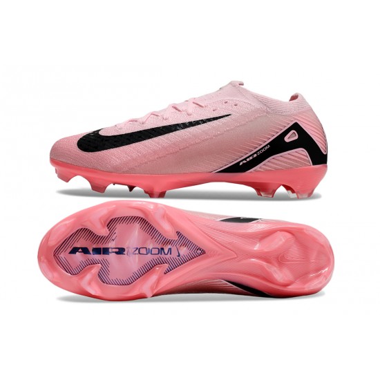 Nike Air Zoom Mercurial Vapor 16 Elite Firm Ground Unisex Pink Black Football Shoes