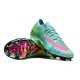 Nike Air Zoom Mercurial Vapor 16 Elite Firm Ground Unisex Pink Green Football Shoes