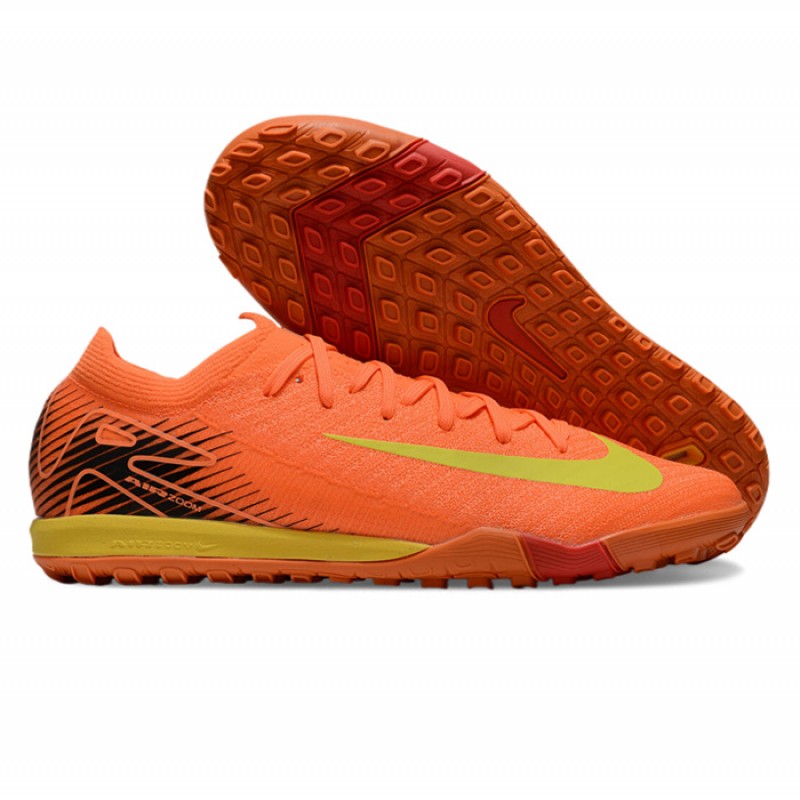 Nike Air Zoom Mercurial Vapor XV Elite Turf Men Orange Yellow Football Shoes