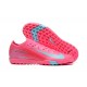 Nike Air Zoom Mercurial Vapor XV Elite Turf Men Pink and Blue Football Shoes