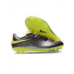 Nike Hypervenom Phantom I Firm Ground Men Grey Yellow Football Shoes