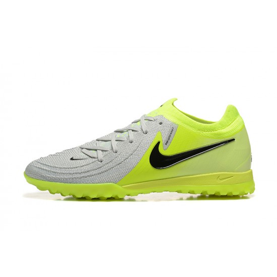 Nike Phantom GX II Elite Turf Men Yellow Grey Football Shoes