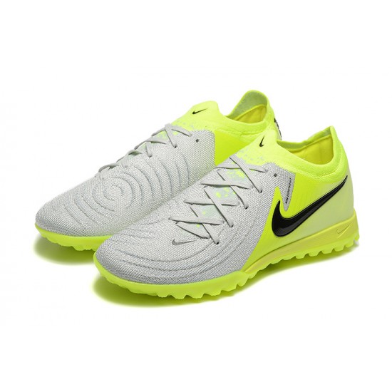 Nike Phantom GX II Elite Turf Men Yellow Grey Football Shoes