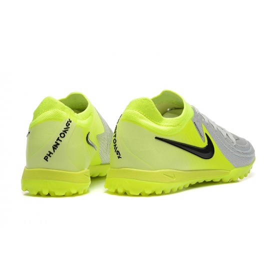 Nike Phantom GX II Elite Turf Men Yellow Grey Football Shoes