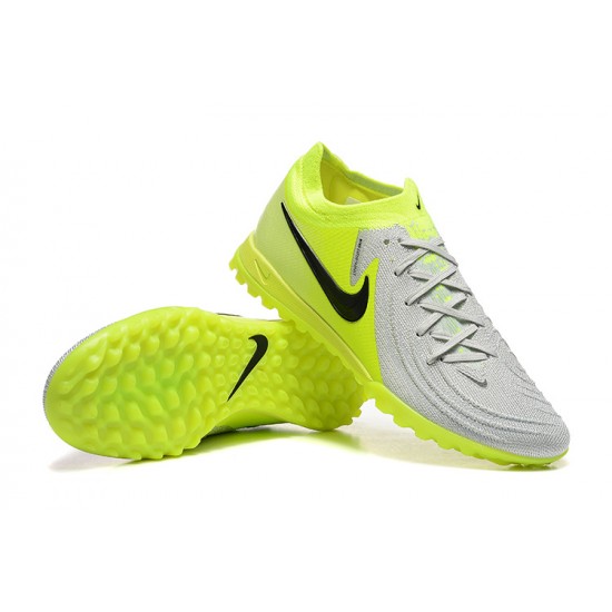 Nike Phantom GX II Elite Turf Men Yellow Grey Football Shoes