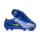 Nike Phantom Luna Elite Firm Ground Men Blue Grey Football Shoes