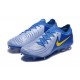 Nike Phantom Luna Elite Firm Ground Men Blue Grey Football Shoes