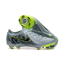 Nike Phantom Luna Elite Firm Ground Men Grey Yellow Football Shoes