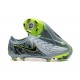 Nike Phantom Luna Elite Firm Ground Men Grey Yellow Football Shoes