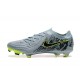 Nike Phantom Luna Elite Firm Ground Men Grey Yellow Football Shoes