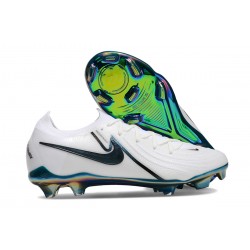 Nike Phantom Luna Elite Firm Ground Men White Black Football Shoes