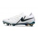 Nike Phantom Luna Elite Firm Ground Men White Black Football Shoes