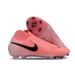 Nike Phantom Luna Elite Firm Ground Unisex Black Pink Football Shoes