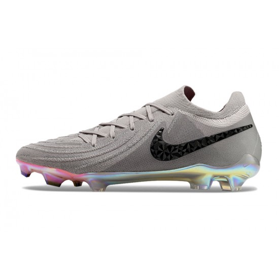 Nike Phantom Luna Elite Firm Ground Unisex Grey Black Football Shoes