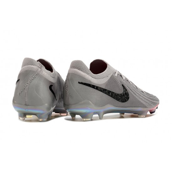 Nike Phantom Luna Elite Firm Ground Unisex Grey Black Football Shoes