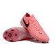 Nike Phantom Luna Elite Firm Ground Unisex Pink Black Football Shoes