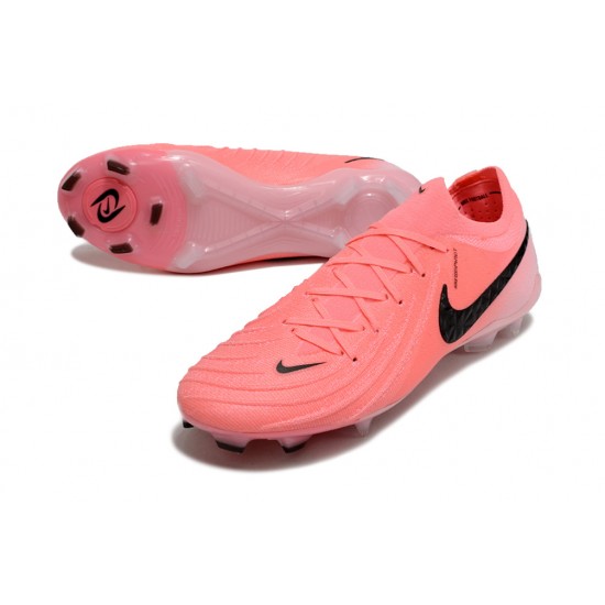 Nike Phantom Luna Elite Firm Ground Unisex Pink Black Football Shoes