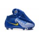 Nike Phantom Luna Elite NU Firm Ground Men Blue Yellow Football Shoes