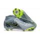 Nike Phantom Luna Elite NU Firm Ground Men Grey Black Football Shoes