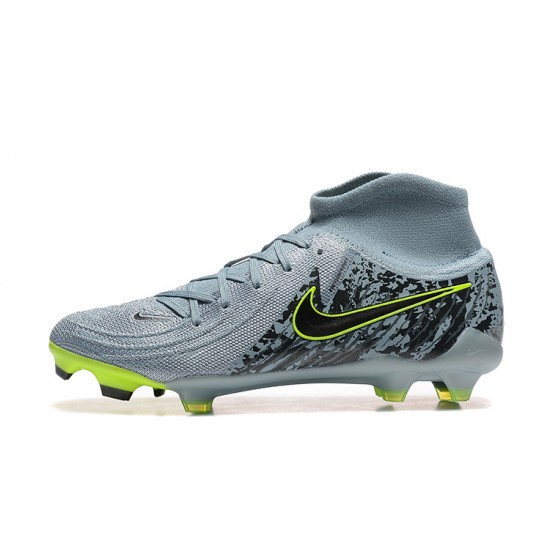 Nike Phantom Luna Elite NU Firm Ground Men Grey Black Football Shoes