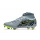 Nike Phantom Luna Elite NU Firm Ground Men Grey Black Football Shoes