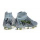 Nike Phantom Luna Elite NU Firm Ground Men Grey Black Football Shoes