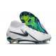 Nike Phantom Luna Elite NU Firm Ground Men White Black Football Shoes