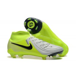 Nike Phantom Luna Elite NU Firm Ground Men Yellow Grey Football Shoes