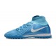 Nike Phantom Luna Elite Turf Men Blue White Football Shoes