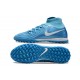 Nike Phantom Luna Elite Turf Men Blue White Football Shoes