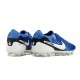 Nike Tiempo Legend 10 Elite Firm Ground Unisex Blue White Football Shoes