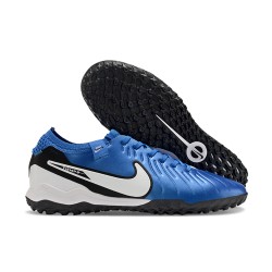 Nike Tiempo Legend 10 Elite Turf Unisex Blue Black Football Shoes