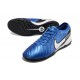 Nike Tiempo Legend 10 Elite Turf Unisex Blue Black Football Shoes