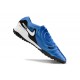 Nike Tiempo Legend 10 Elite Turf Unisex Blue Black Football Shoes