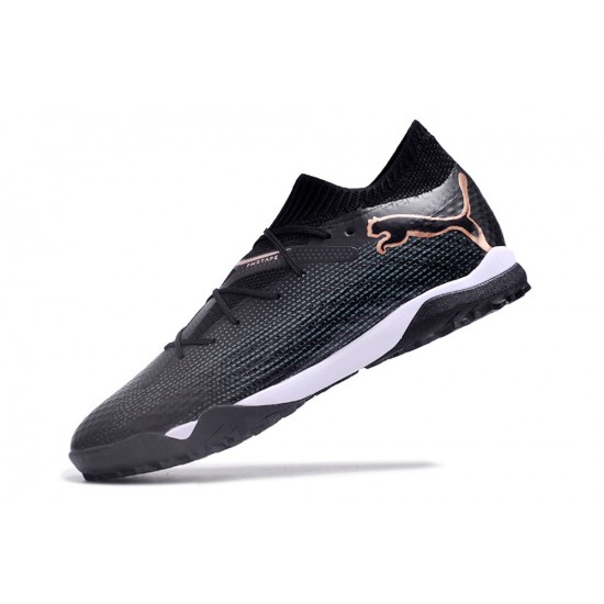 Puma Future 7 Ultimate Turf Men Black White Football Shoes