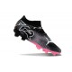 Puma Future Firm Ground Men Black Grey Football Shoes