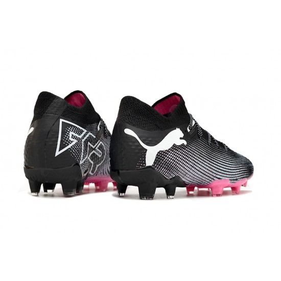 Puma Future Firm Ground Men Black Grey Football Shoes