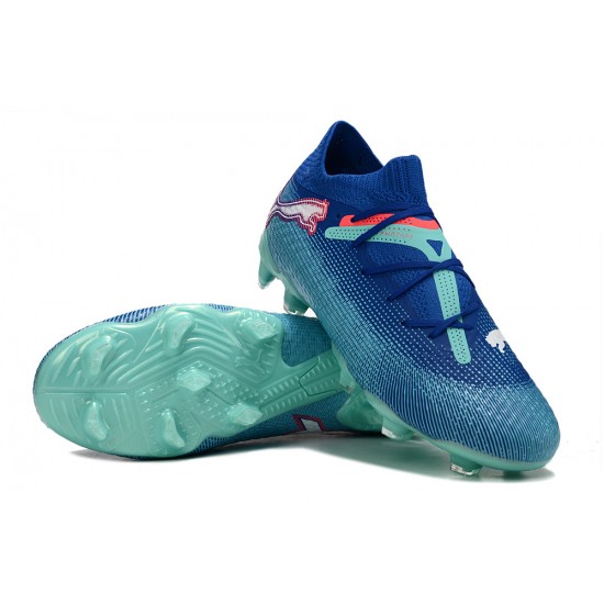 Puma Future Firm Ground Men Blue Football Shoes