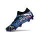 Puma Future Firm Ground Men Pink Blue Football Shoes