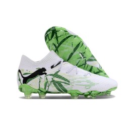 Puma Future Firm Ground Men White Green Football Shoes