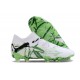 Puma Future Firm Ground Men White Green Football Shoes