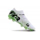 Puma Future Firm Ground Men White Green Football Shoes