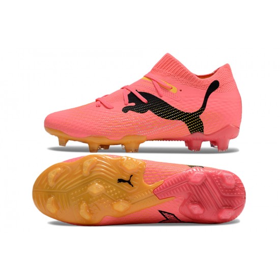 Puma Future Firm Ground Men Pink Black Football Shoes