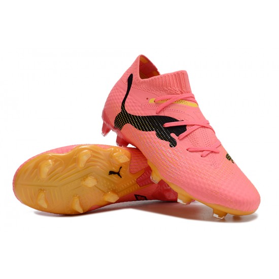 Puma Future Firm Ground Men Pink Black Football Shoes