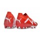 Puma Future Firm Ground Men Red White Football Shoes