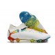 Puma Future Firm Ground Men White Multi Football Shoes