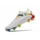 Puma Future Firm Ground Men White Multi Football Shoes