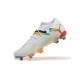 Puma Future Firm Ground Men White Orange Football Shoes