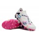 Puma Future Firm Ground Men White and Pink Football Shoes