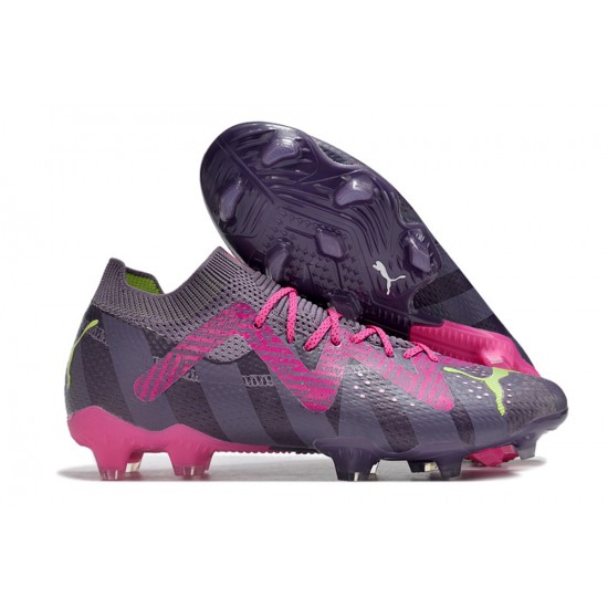 Puma Future Ultimate Firm Ground Men Purple Green Football Shoes